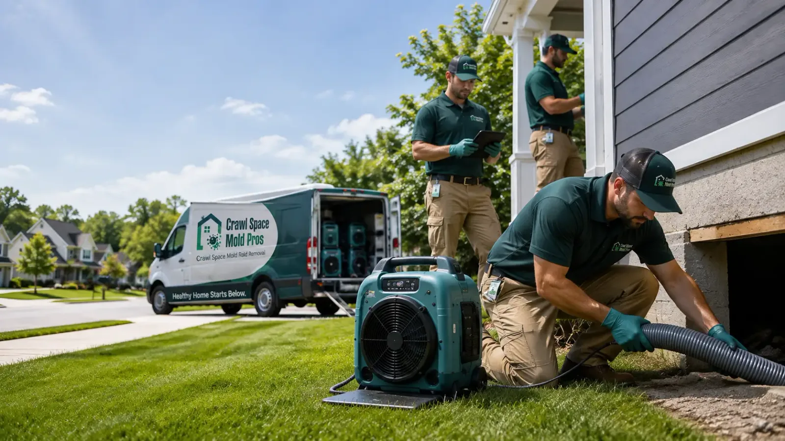 Crawl Space Mold Removal in Red Bud, IL